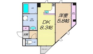 メゾンキコー田辺の物件間取画像